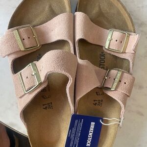 Birkenstock women's Pink suede leather Sandals